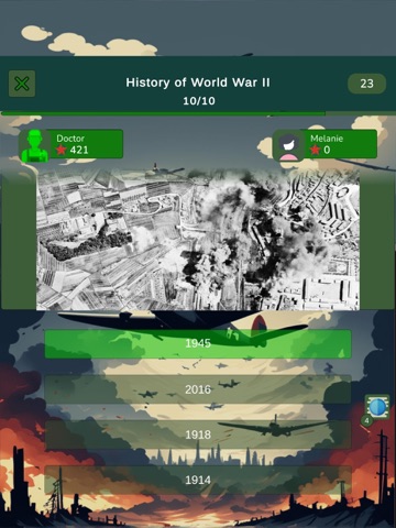 World War 2 Knowledge Quiz iPad screenshot