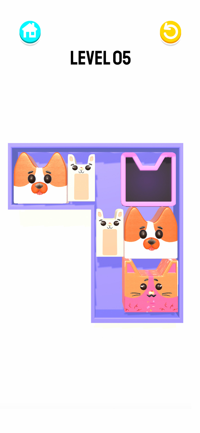 Cats Vs Dogs Slide Puzzle