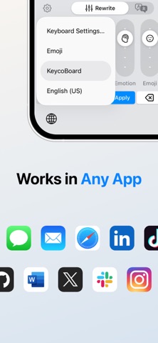 KeycoBoard: AI Rewrite Console Screenshot 6 of 7