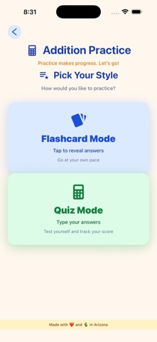 Addition Flashcards & Quiz Screenshot 4 of 8