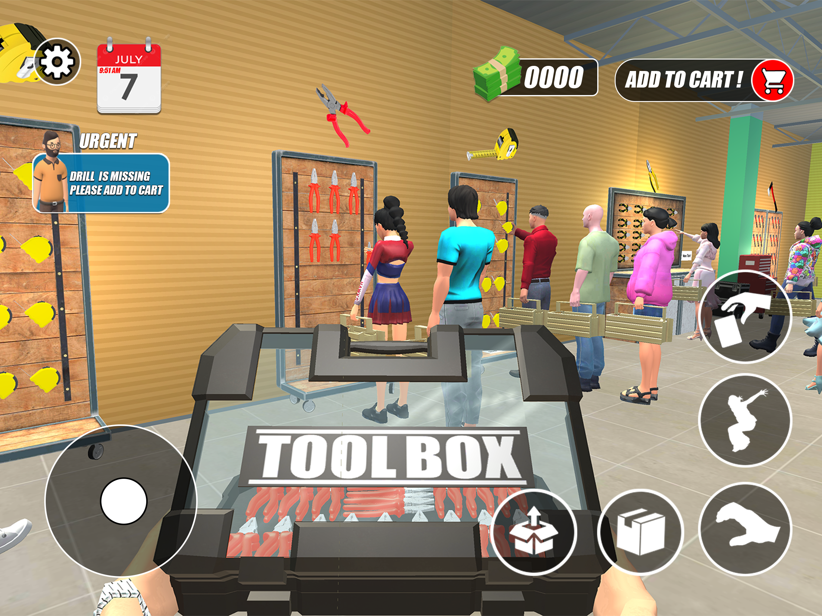 Supermarket Simulator Game- 3D