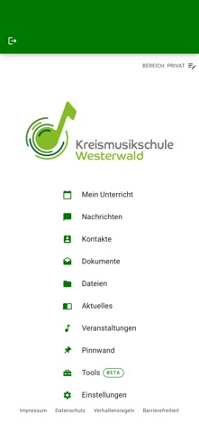Kreismusikschule Westerwald Screenshot 1 of 3