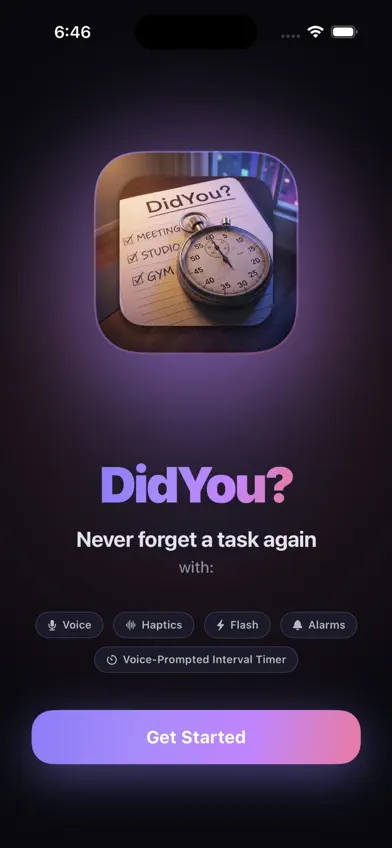 DidYou? - Failsafe Reminders screenshot 1