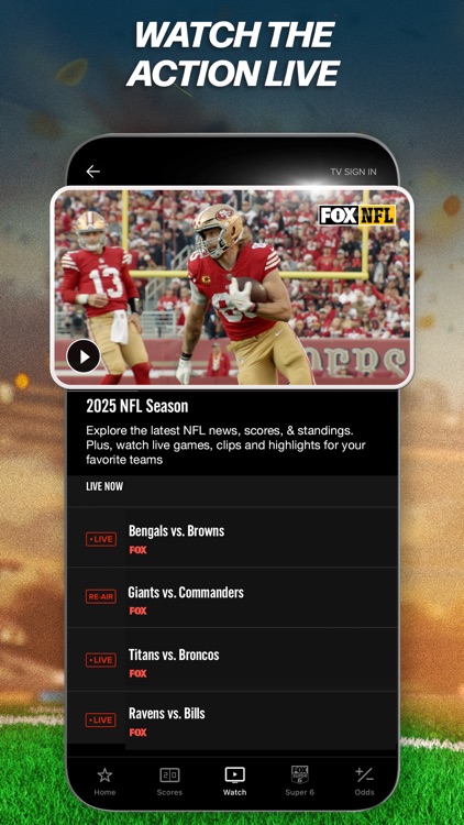 FOX Sports: Watch Live Games