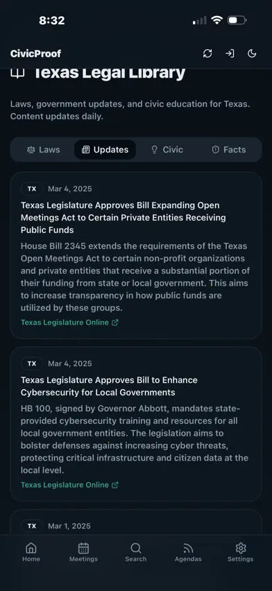 CivicProof  App screenshot 3