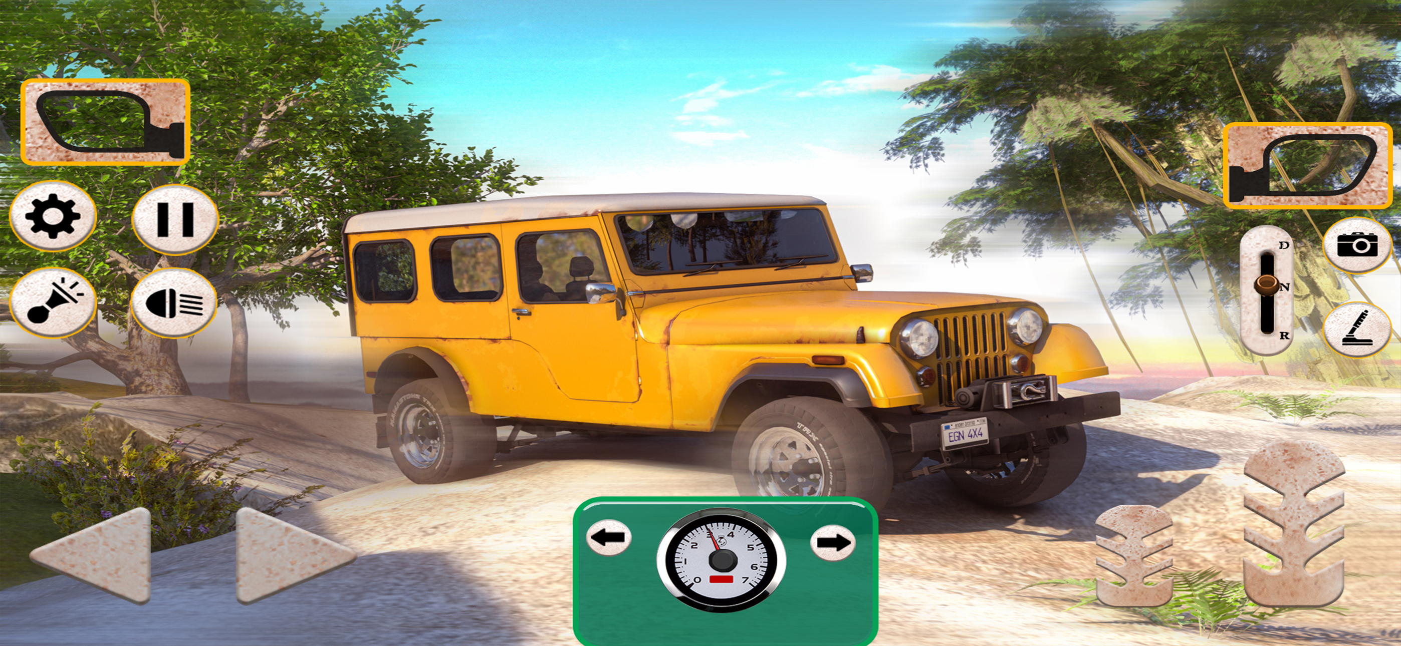 Offroad 4x4 Driving: Jeep Game