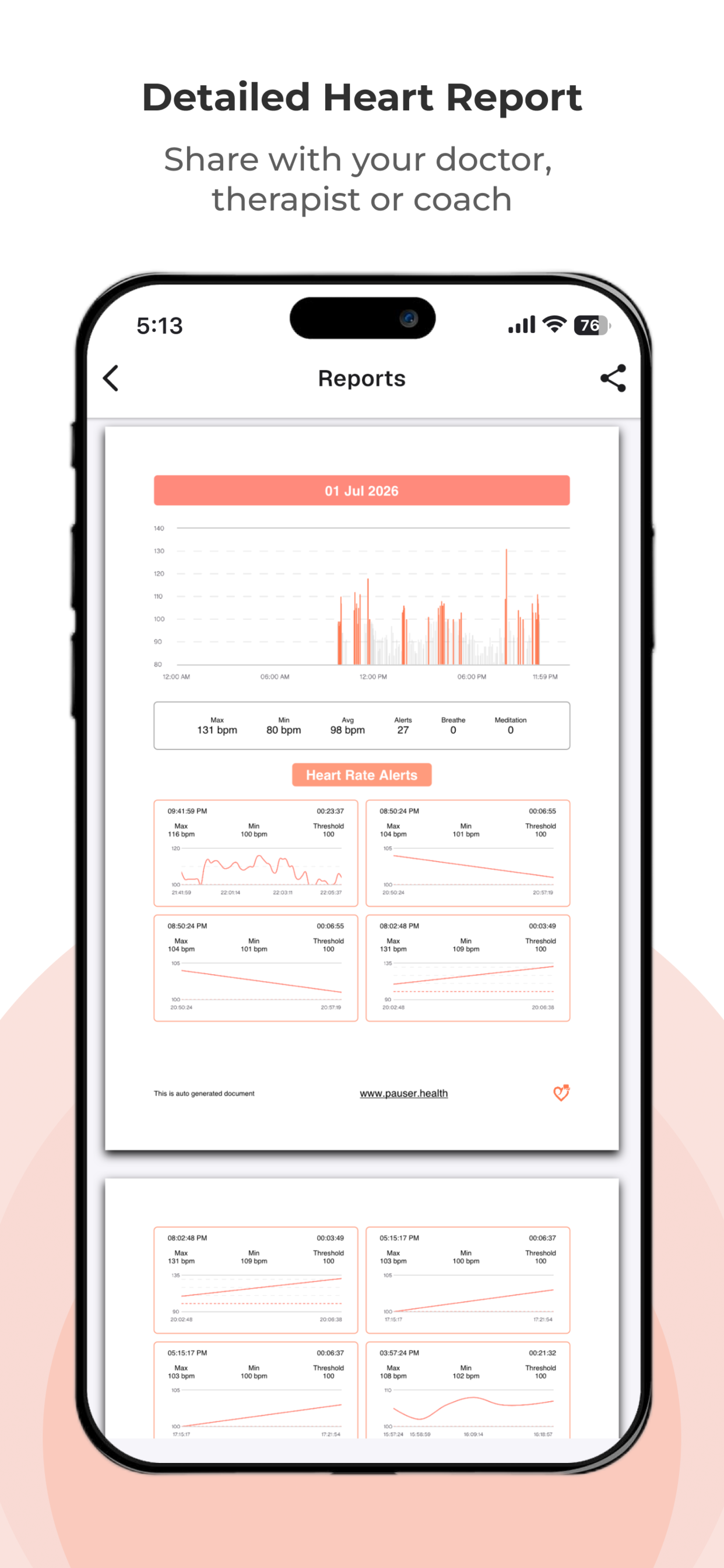 Pauser: Stress & Heart Rate screenshot 8