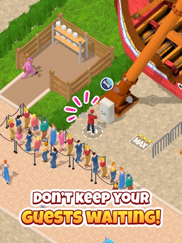 Theme Park Manager iPad screenshot