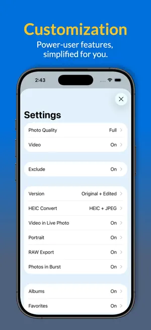 Photos Backup for Synology screenshot 5