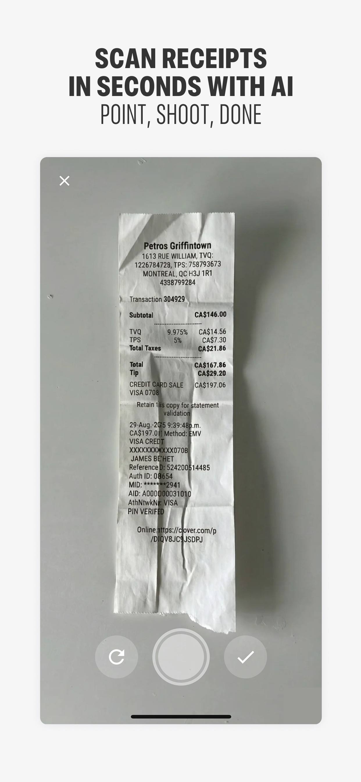 ReceiptOrg: Receipt Scanner screenshot 1