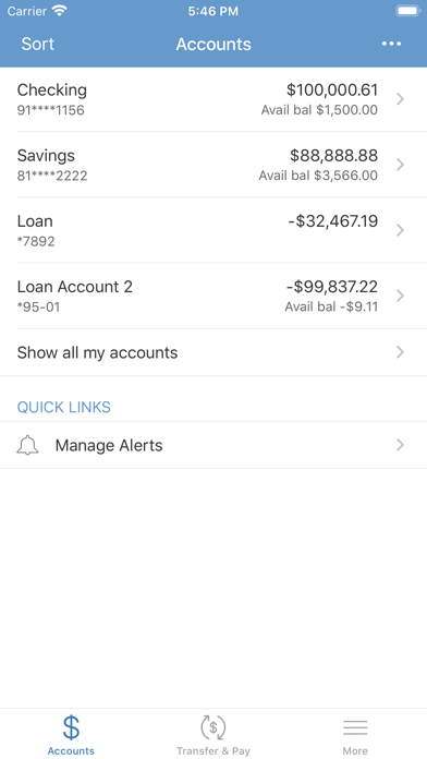 Cotton Belt FCU Screenshot