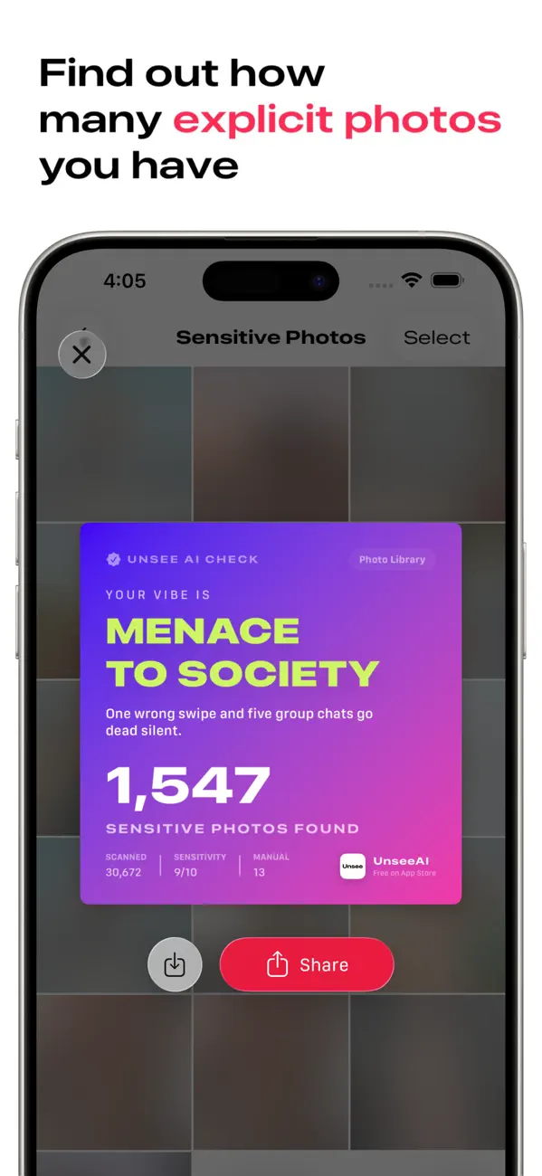 #2. AI NSFW Photo Vault: UnseeAI (iOS) Von: Chi Hin Ngan