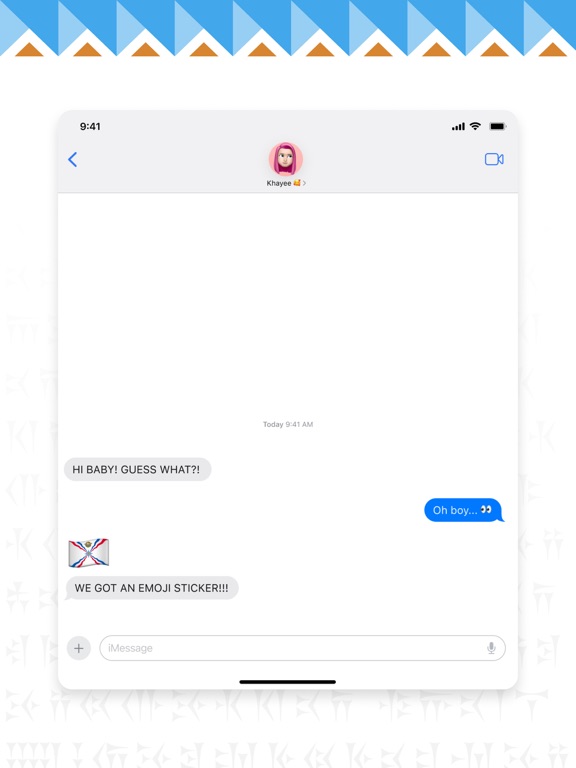 Mesomojis iPad screenshot 2 - Entertainment app