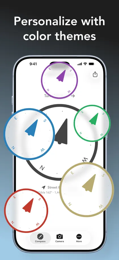 Screenshot 3 di 4 di Qibla Compass | بوصلة القبلة