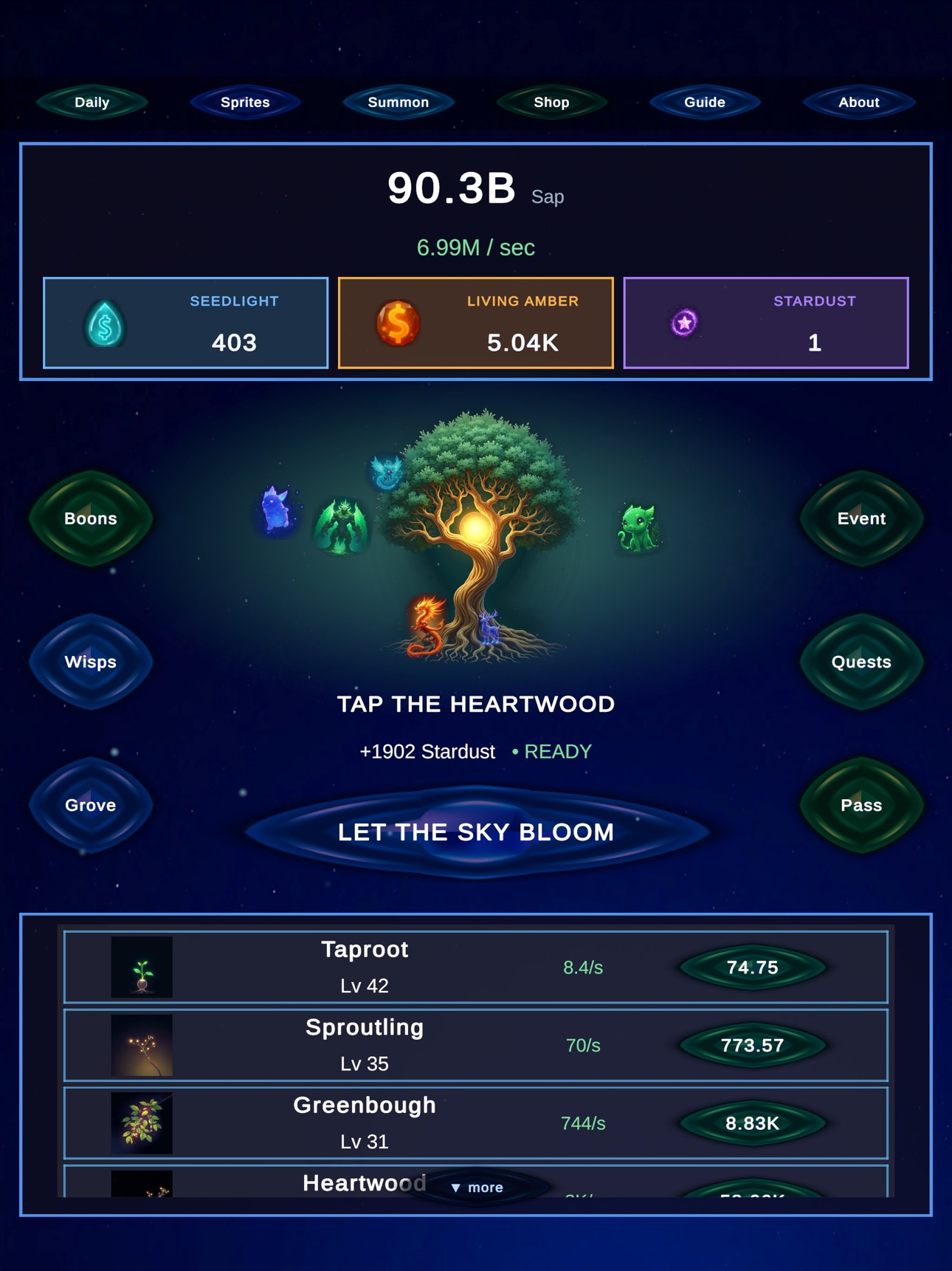 Screenshot 6 of Lumenroot: Grow the Sky
