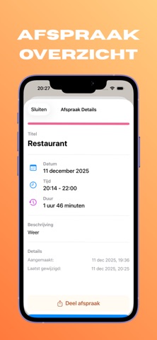 Grote Letters: Clear Calendar screenshot