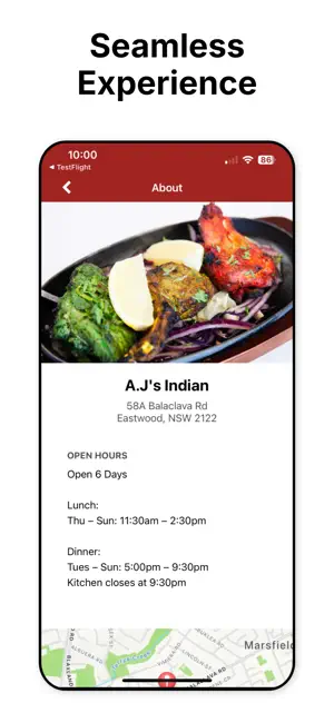 AJ's Indian Restaurant screenshot 3