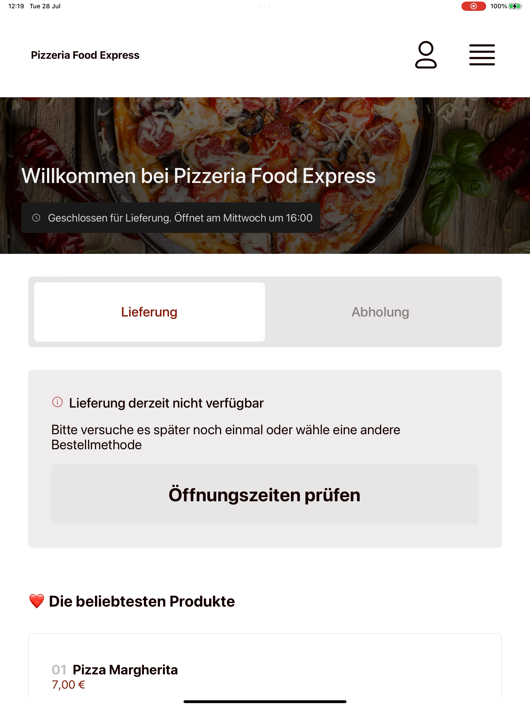 Pizzeria Food Express Ibbenbür screenshot 14
