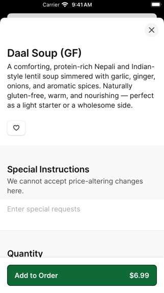 Street of India iPhone screenshot 3 - Food & Drink app