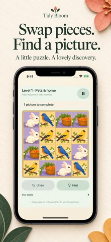 Tidy Bloom: Picture Puzzle Screenshot 1 of 3