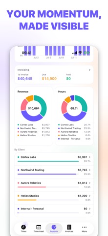 iTimeSheet: Hours & Invoices Screenshot 6 of 9