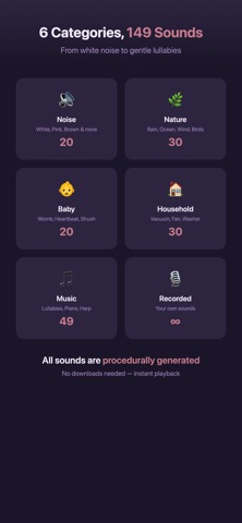 Dreamy Baby Sleep Sounds screenshot