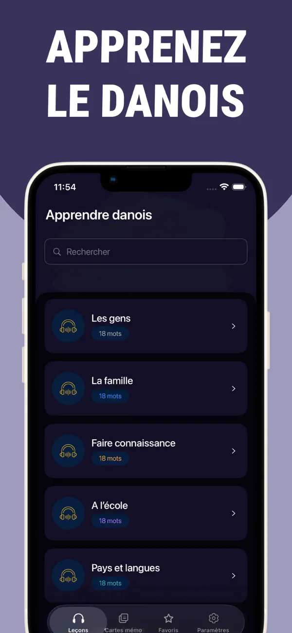 Screenshot #1 pour Danois facile à apprendre