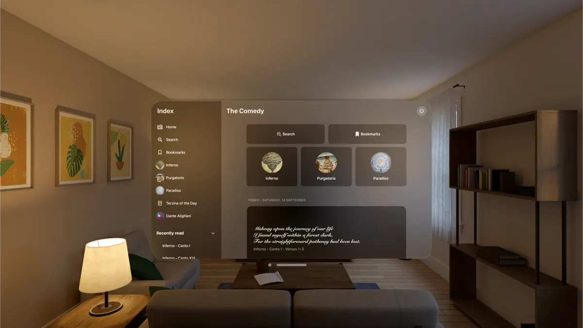 The Divine Comedy Eng-Ita screenshot 1