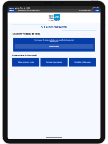 Consórcio Nacional Suzuki iPad screenshot
