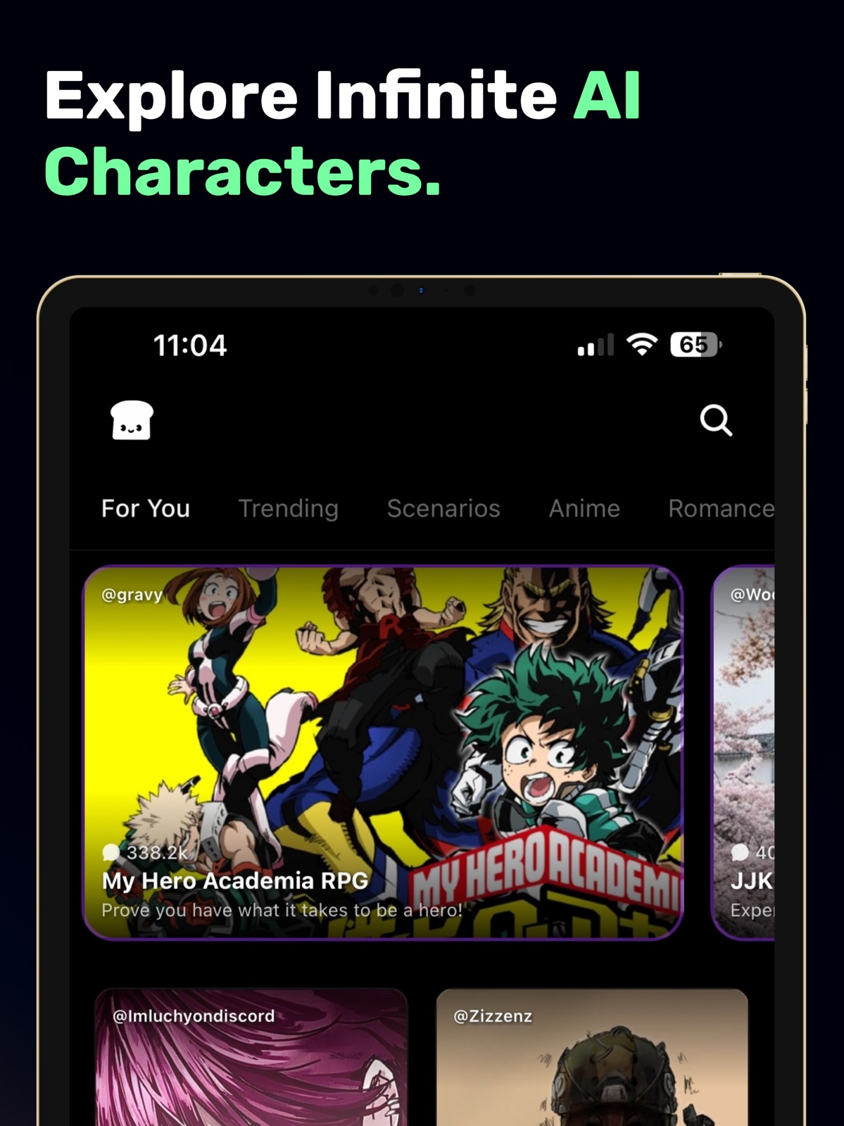 Hangjam: AI Stories ipad screenshot 1