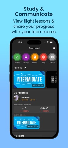 Aviator's Dashboard screenshot