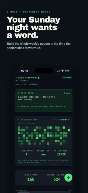 Worksheet Maker AI : QUIZPRINT screenshot 1