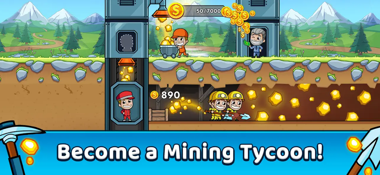 Idle Miner Tycoon: Gold digger screenshot