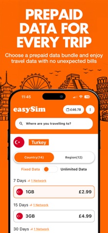easySim: Travel eSIM & Data Screenshot 6 of 10