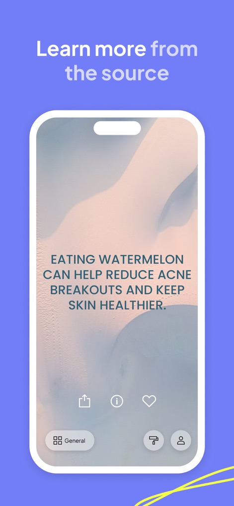 Facts - Daily Random Trivia - Users can delve deeper into information with the dedicated 'Learn more' option, enhancing comprehension beyond the displayed fact and offering enriched content.