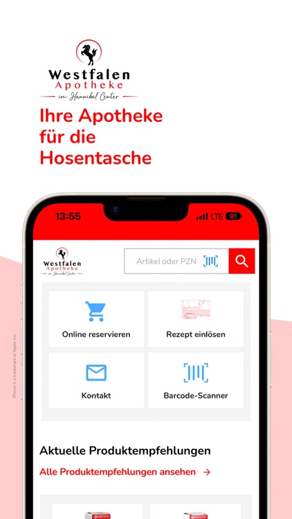 Westfalen-Apotheke im Hannibal