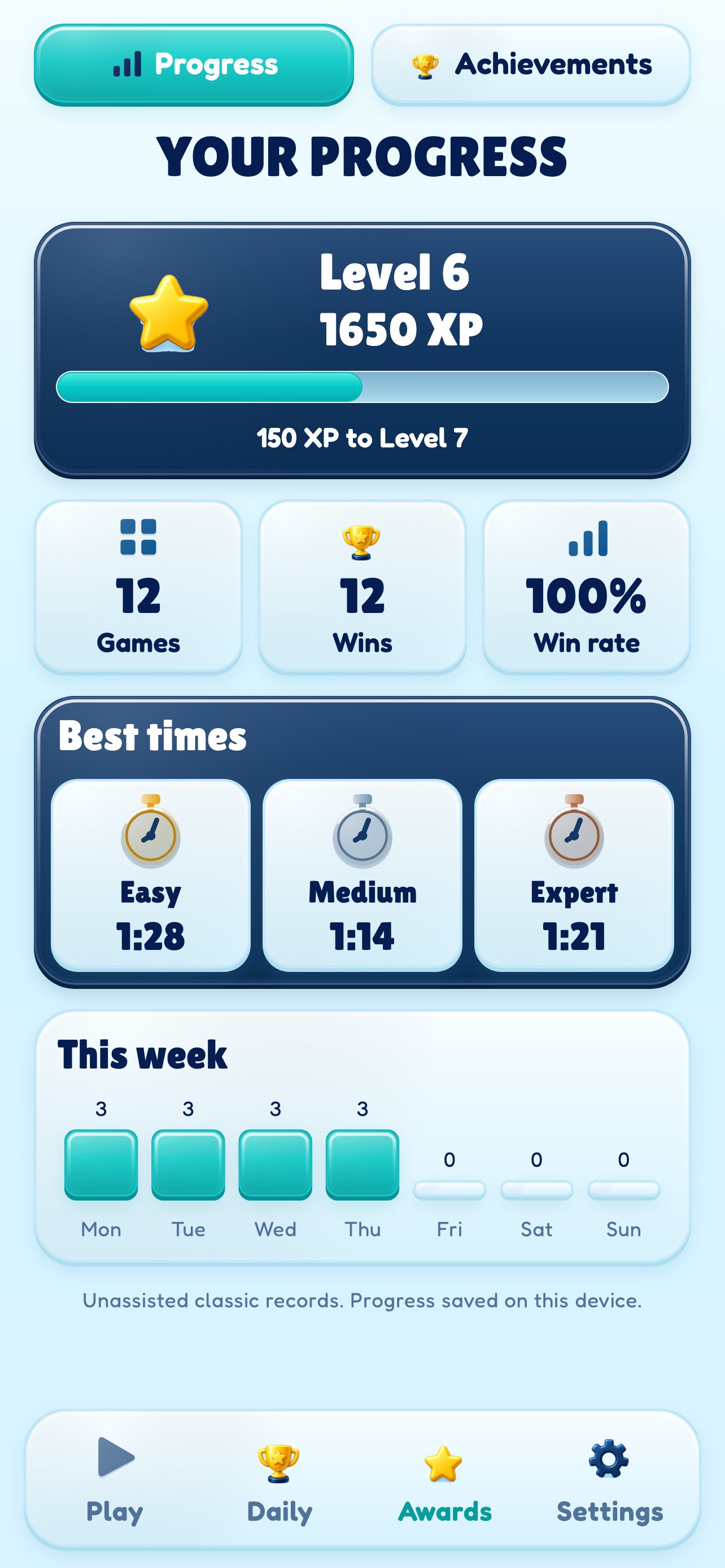Screenshot 4 of Minesweeper: Daily Challenge