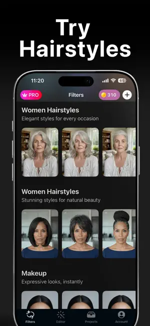 Glowy: AI Hairstyle Changer screenshot 6
