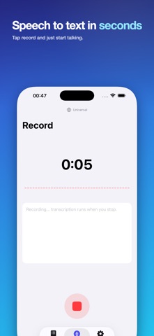 Voice to Text: Offline AI Note iPhone screenshot