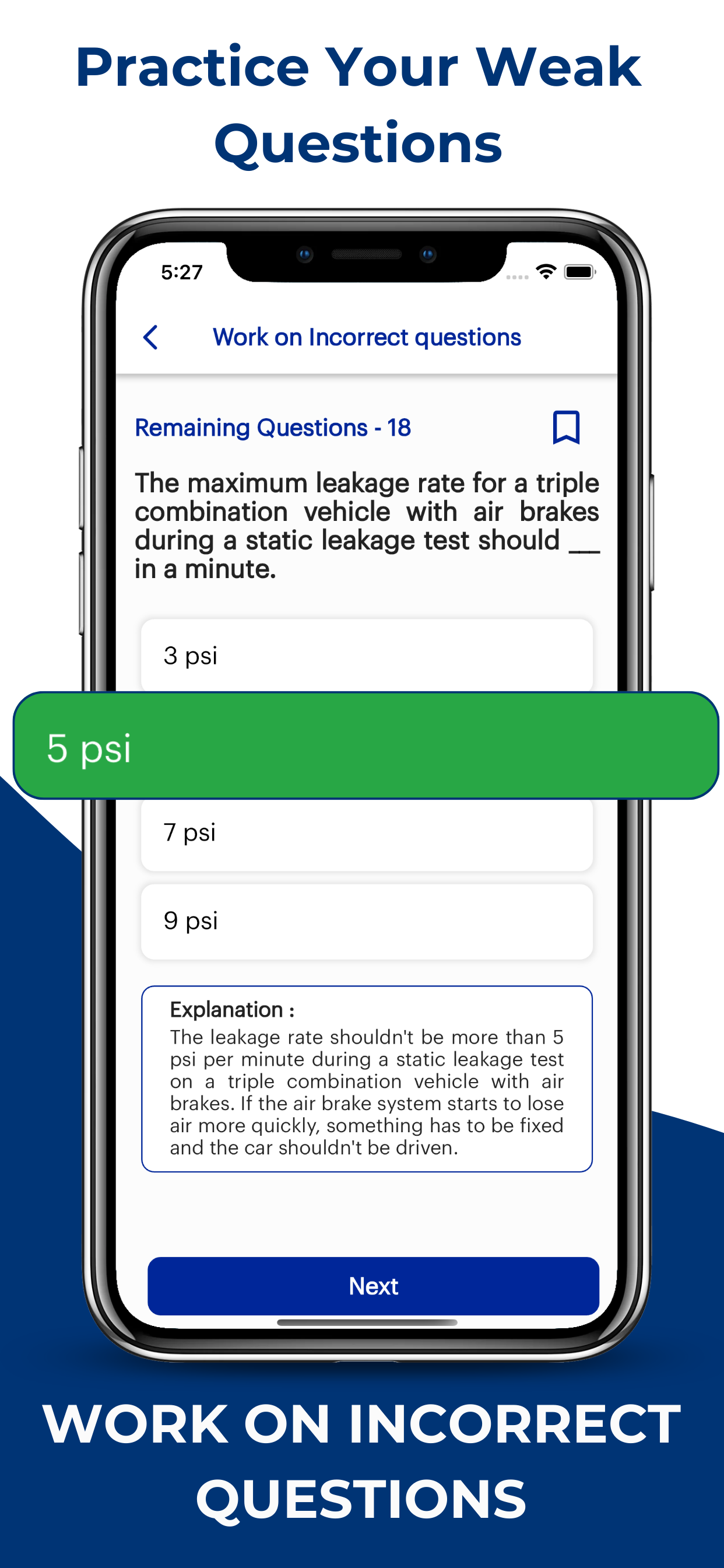 Connecticut CDL Permit Test screenshot 5