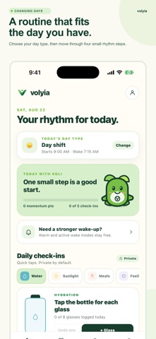 Volyia: Shift Routine Planner Screenshot 1 of 7