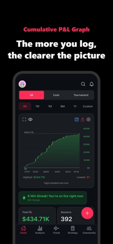 High Run Tracker - Poker Stats Screenshot 1 of 8