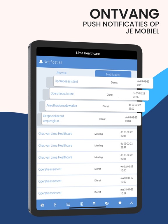 Lima Healthcare iPad screenshot
