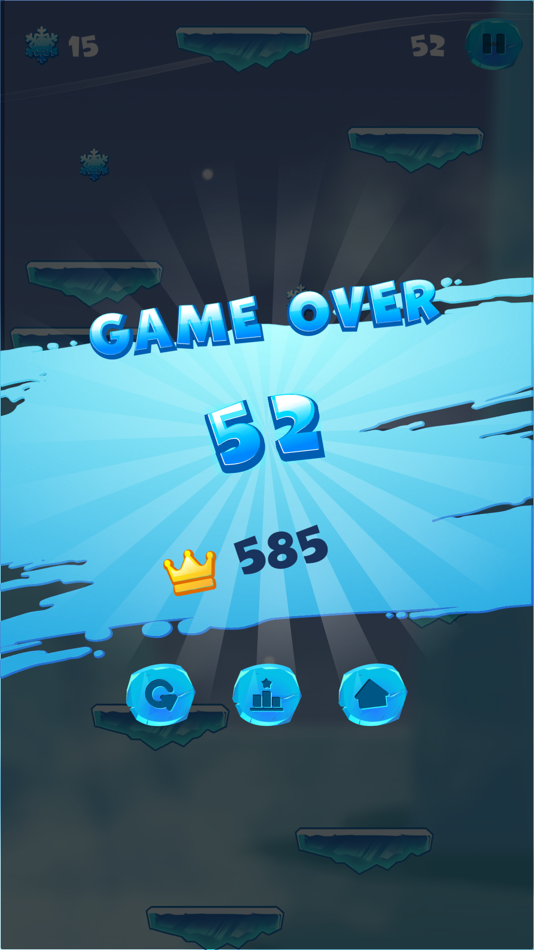 #5. SnowBounce! (iOS) 由: Adisoft Gaming Co., LTD