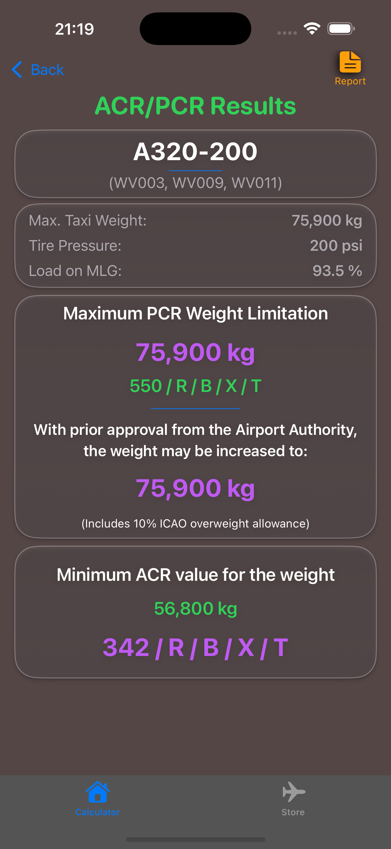 ACR/PCR Calculator