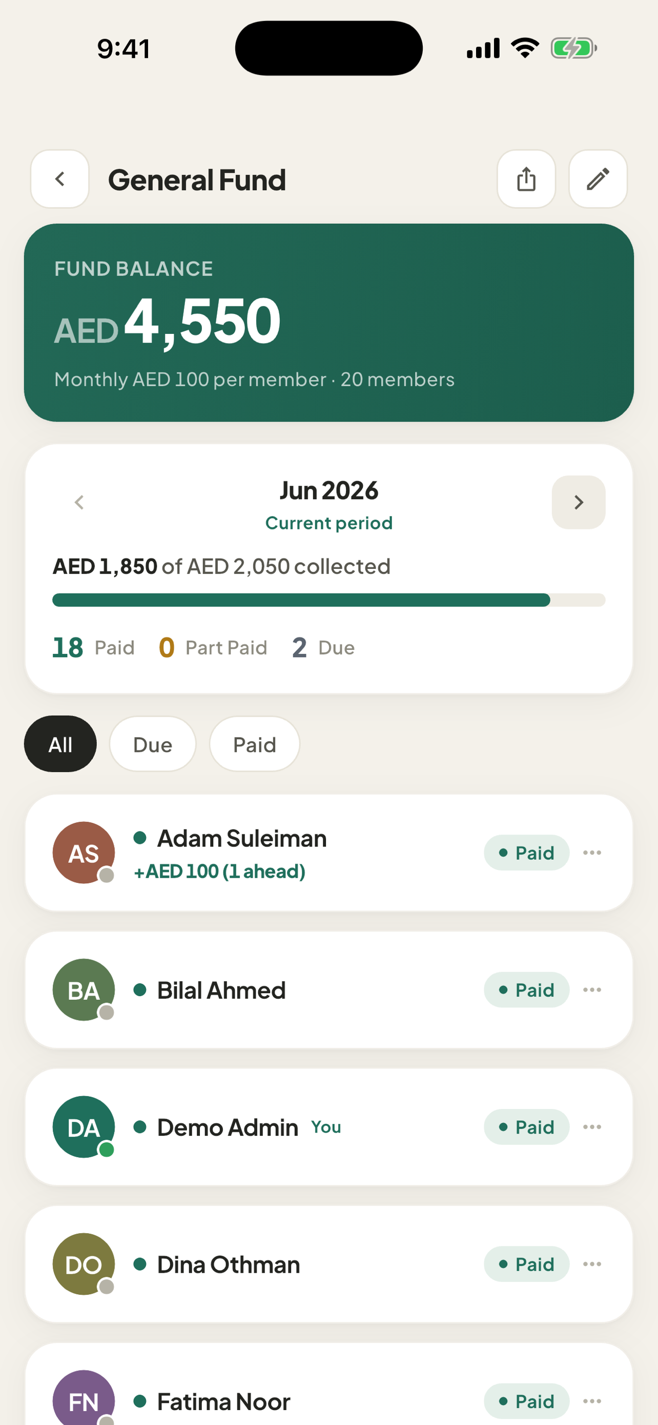 GroupFund screenshot 6