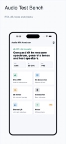 Audio RTA Analyzer screenshot