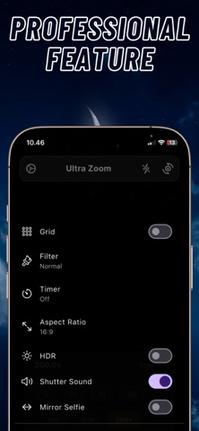 Ultra Camera Zoom 200 : Lunar screenshot