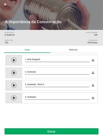 Conecta | Escola Grupo SADA iPad screenshot