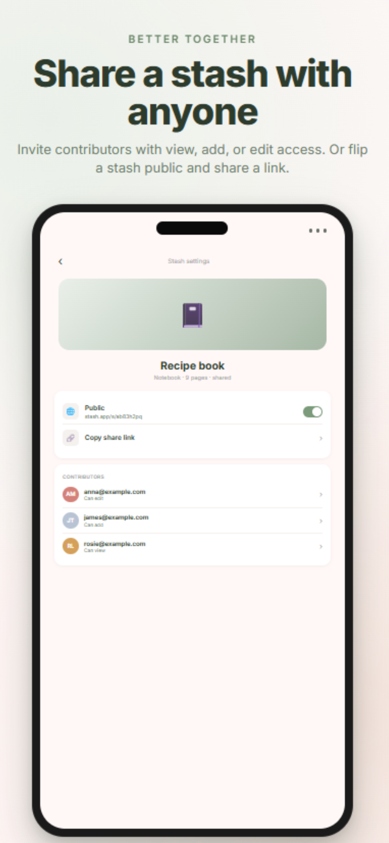 Stash: Notes, Links & Media screenshot 3
